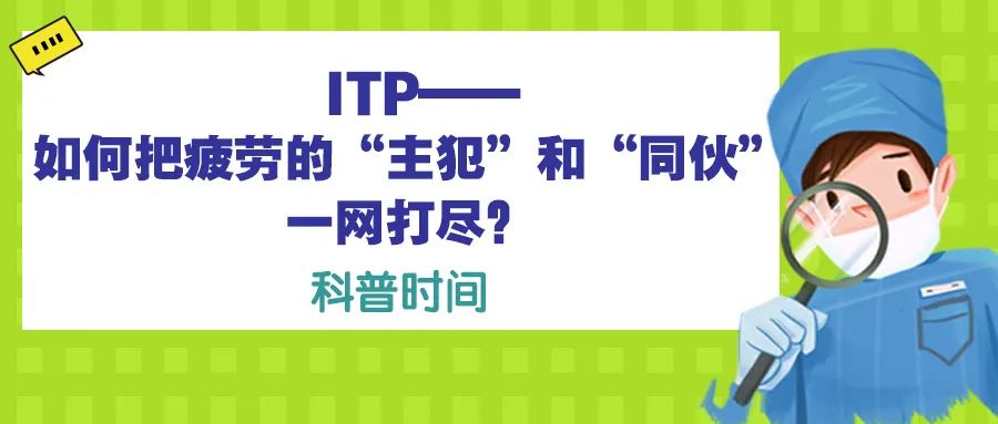 科普时间 | ITP——如何把疲劳的“主犯”和“同伙”一网打尽？